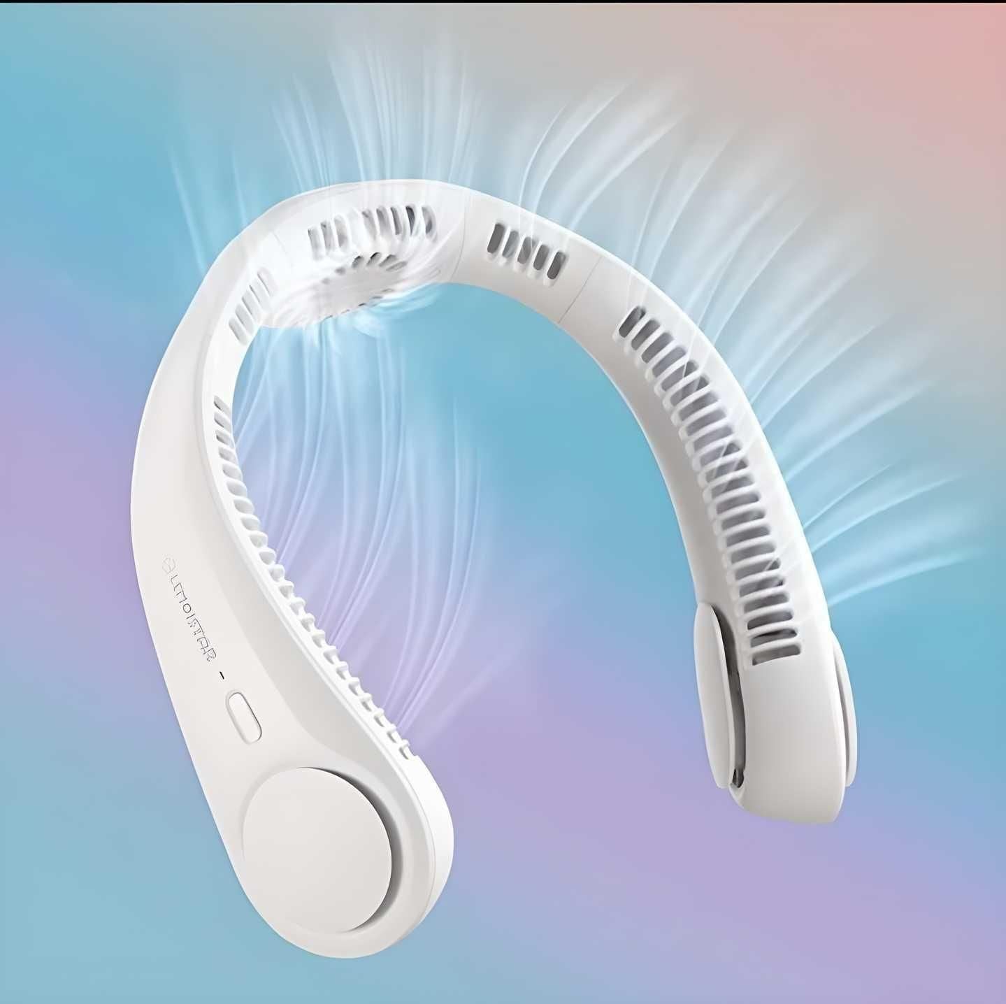 Portable Bladeless Hanging Rechargeable Neck Fan (Summer Sale - Special Price