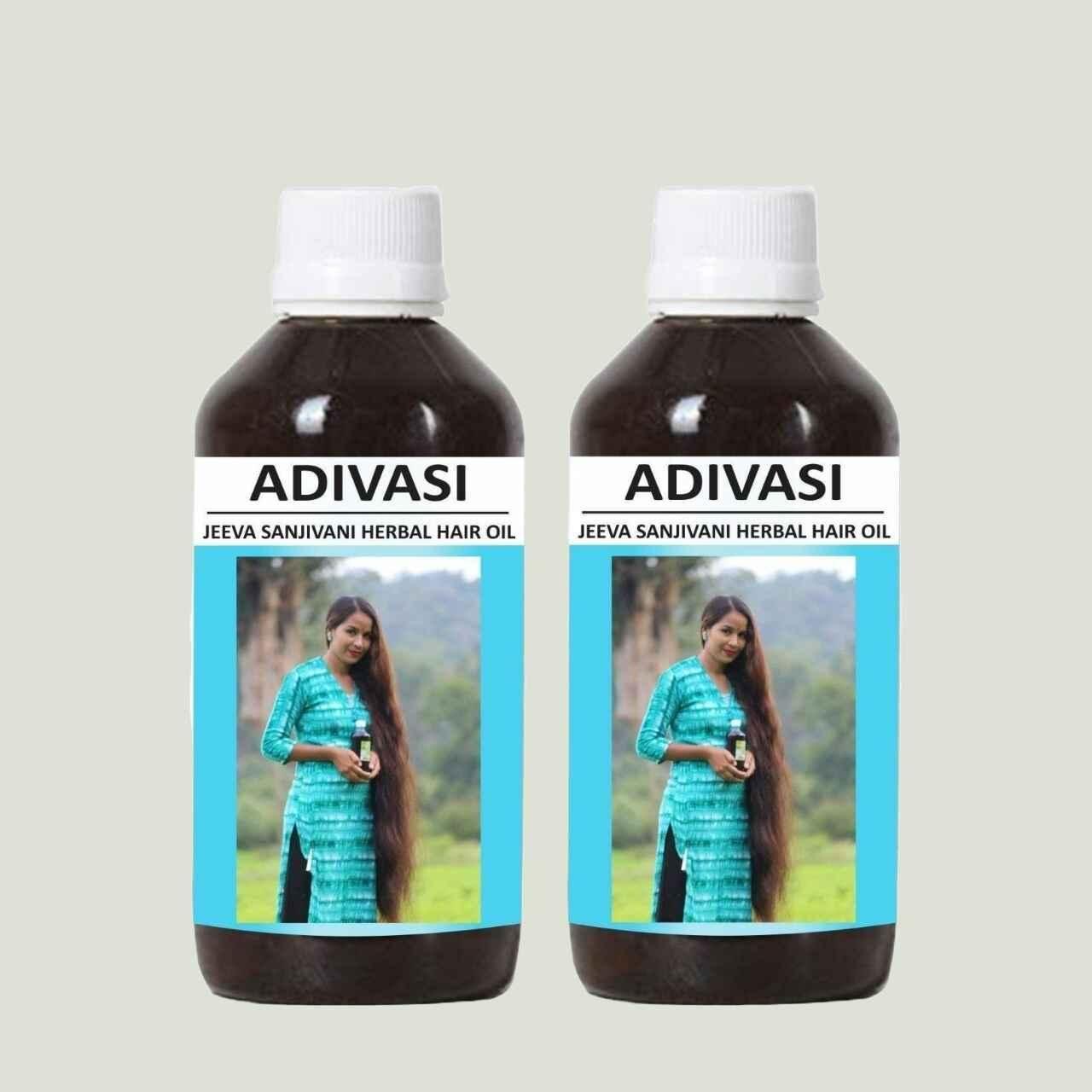 Adivasi Jeeva Sanjivani Herbal Hair Oil (Buy 1 get 1 Free) summer offer