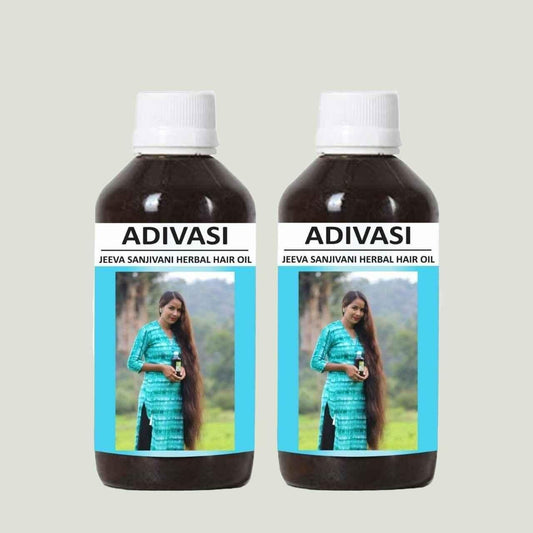 Adivasi Jeeva Sanjivani Herbal Hair Oil (Buy 1 get 1 Free) summer offer