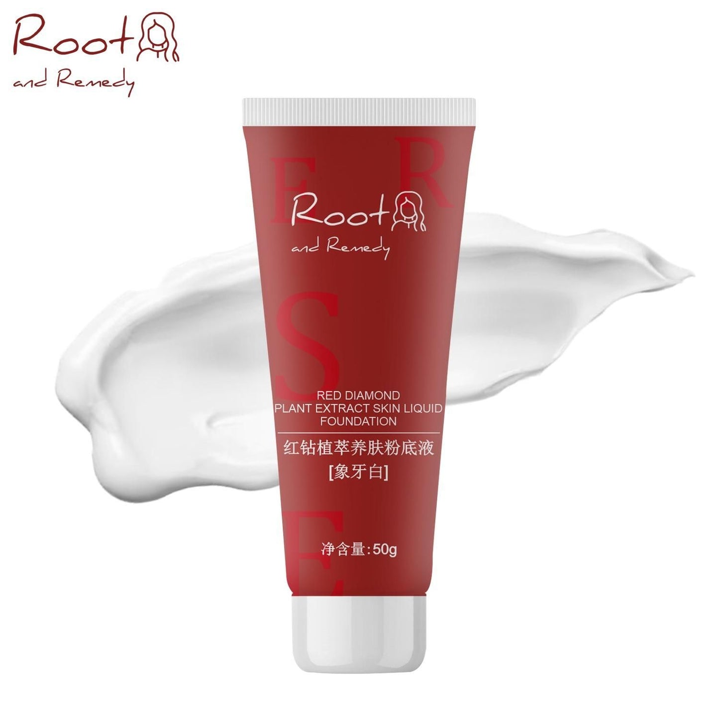 Red Diamond Plant Extract Skin Liquid Foundation 100g (Buy 1 get 1 Free) Summer offer