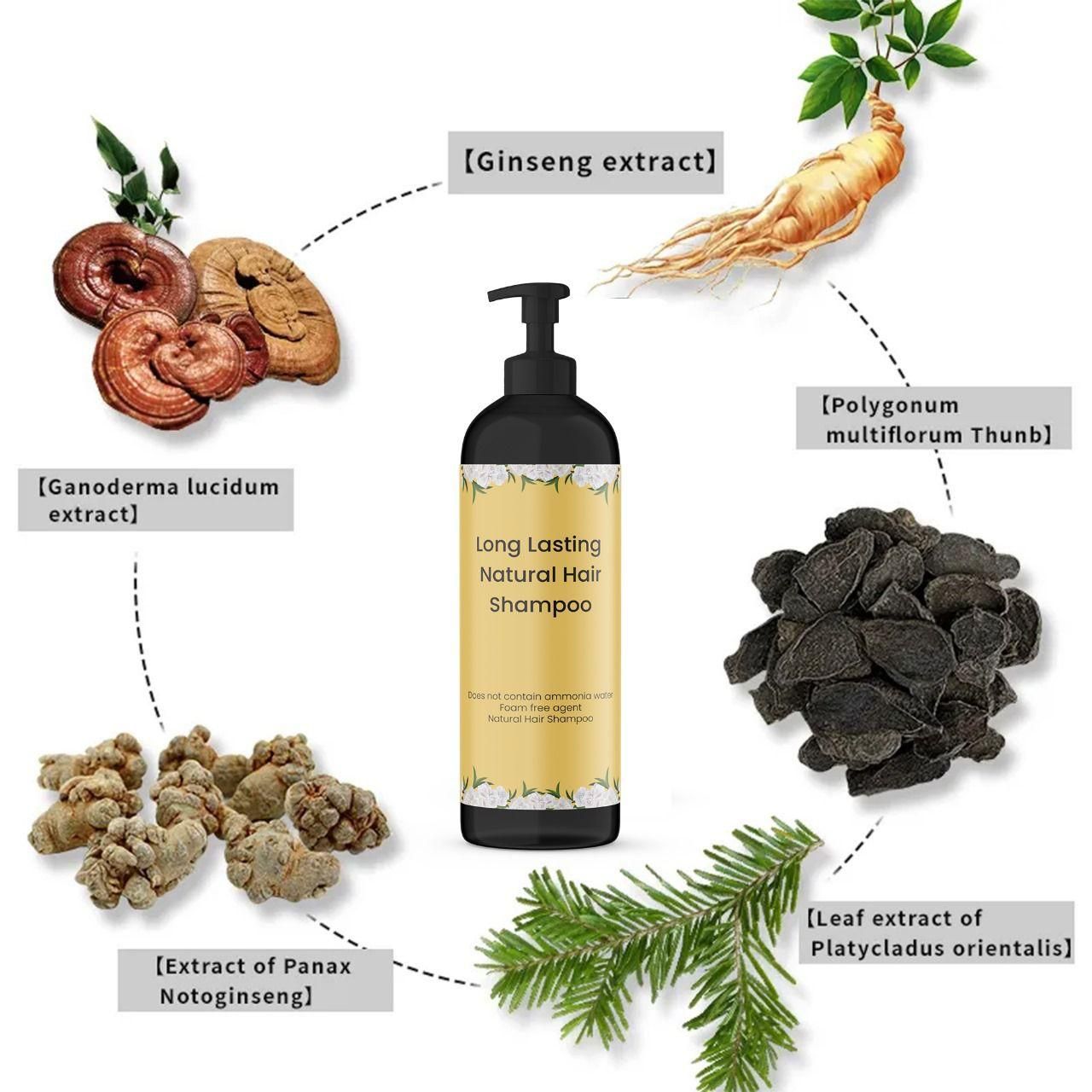 Long Lasting Natural Hair Dye Shampoo - (Buy 1 get 1 Free) Summer offer